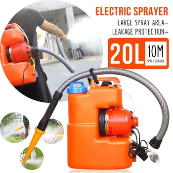 

EU 20L Ultra Capacity Electric ULV Fogger Sprayer Mosquito Killer Disinfection Machine Fight Drugs 6-10M Distance Spraying Tool