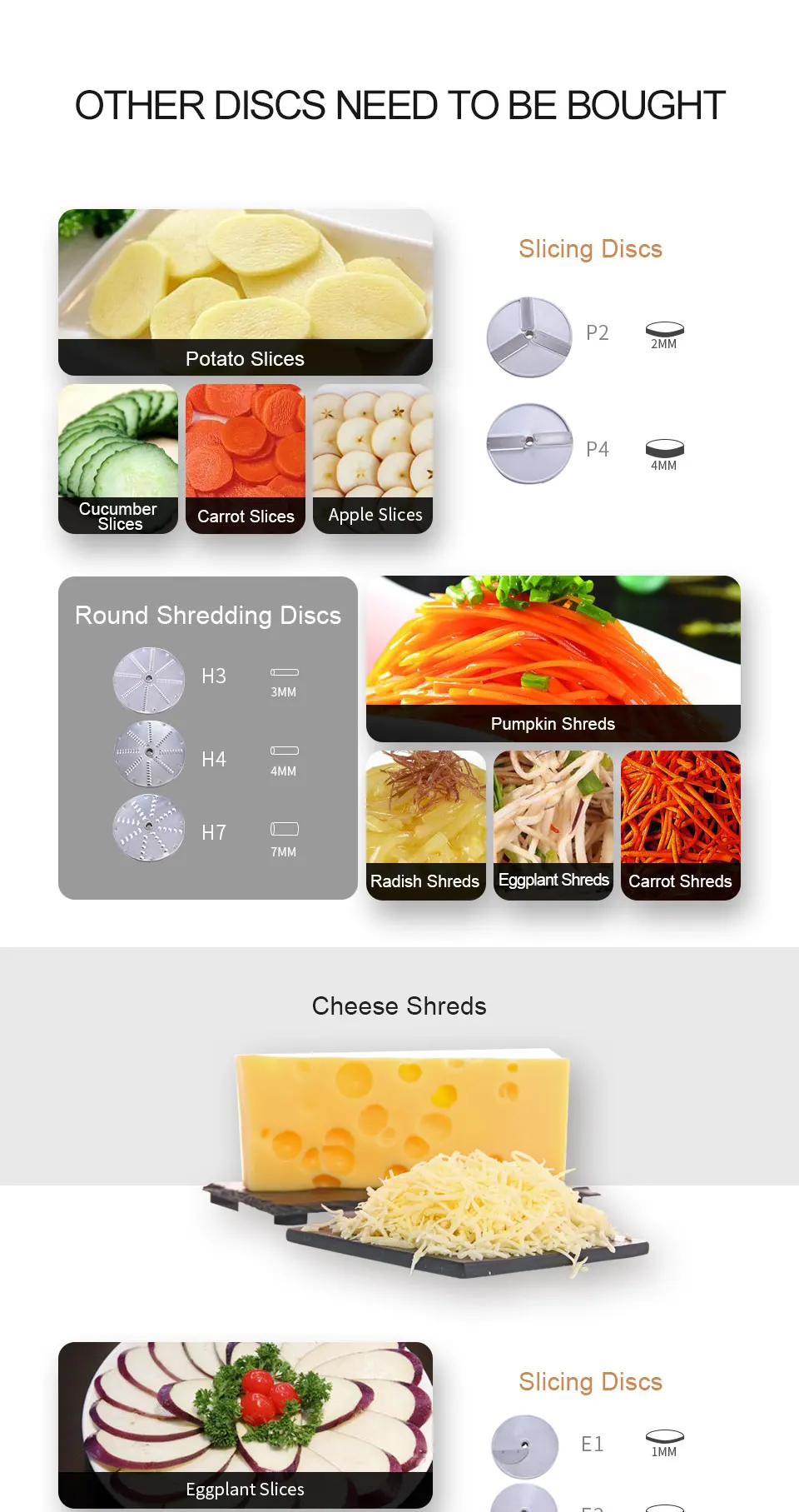 Zica ZLC-300 Коммерческая многофункциональная овощерезка фруктовая ломтерезка для сыра