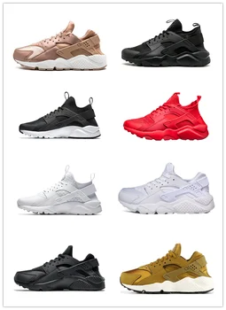 

2019 Huarache 4.0 1.0 Classic Triple White Black Red Running Shoes For Men Women Huaraches Sport Trainers Sneakers 4-11