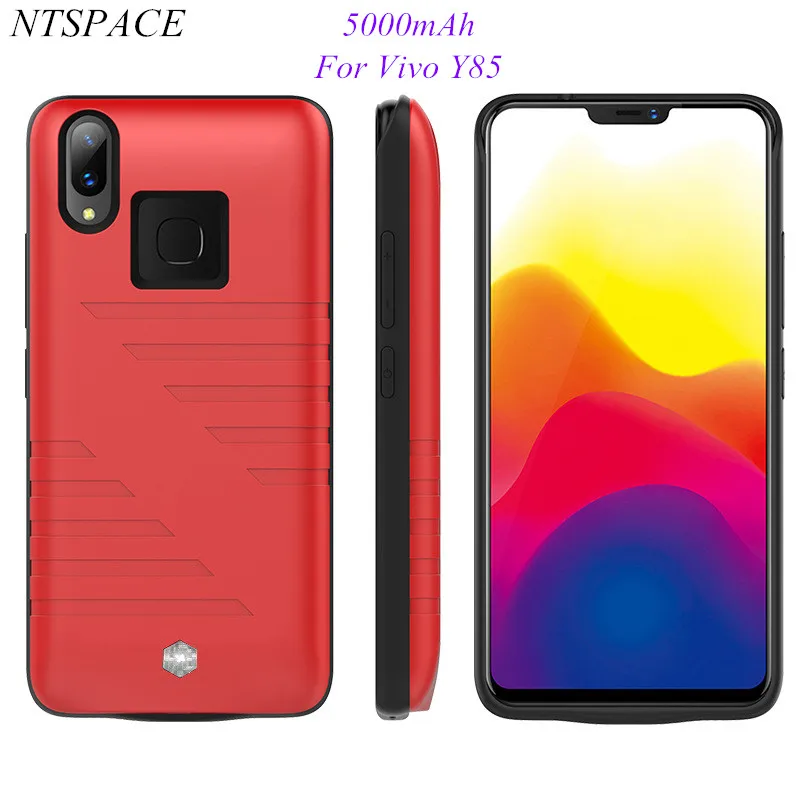 

Fashion Portable Power Bank Pack Charging Cover Case For VIVO Y85 Power Bank Battery Case 5000mAh Extenal Battery Charger Case