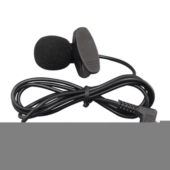 

NEW Super Lapel Lavalier Tie Clip Metal Microphone high quality 3.5mm 1m Collar Clip Lound Speaker Black