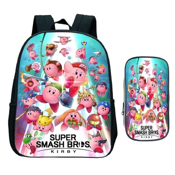 

Super Mario Smash Bros Children Backpack School Bags for Boys Girls Big Capacity Waterproof Satchel Toddler Kids Book Bag