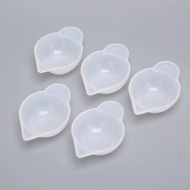 E0BF 12Pcs/set Silicone Resin Mixing Cups Set Nonstick Measuring Cups  Pouring Cup - AliExpress