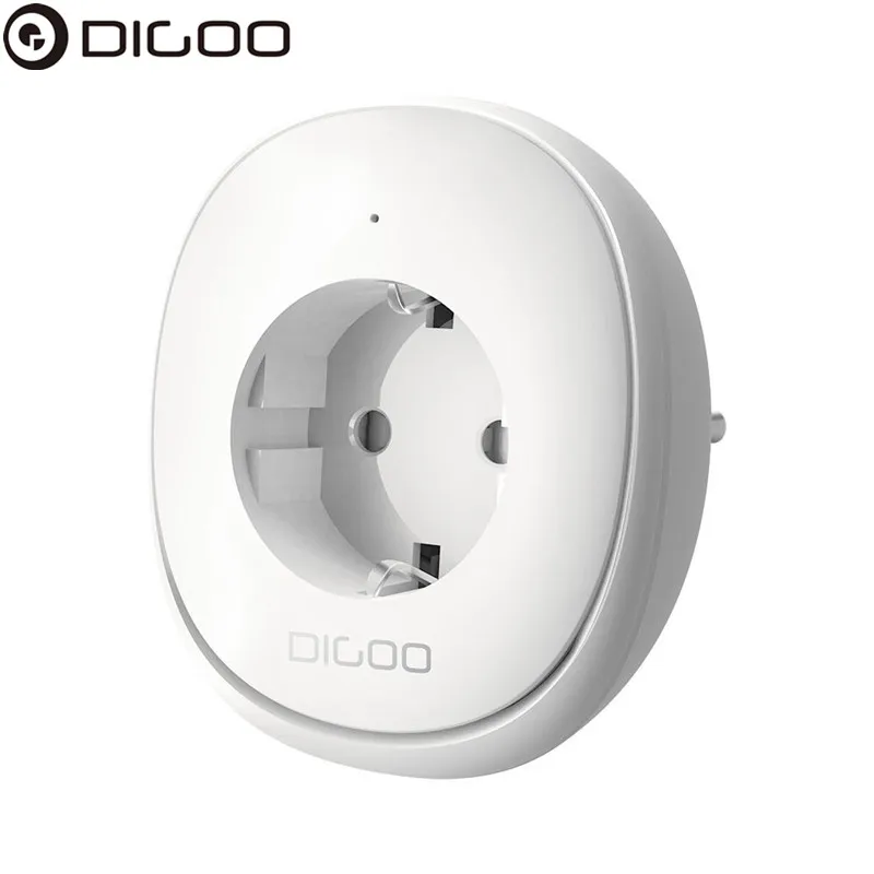 DIGOO DG-SP01 10A Dual для смартфона с usb-портом Wi-Fi розетка с регулируемым светодиодный ночник Совместимость Tuya Smart Life APP Управление ЕС