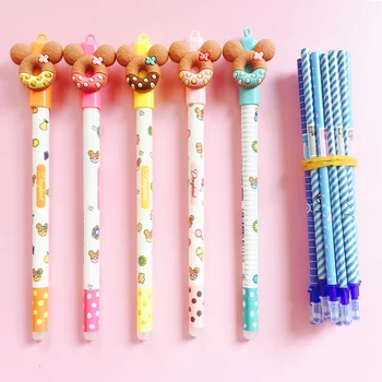 

22Pcs/Set Cute Cartoon Erasable Gel Pen 0.5mm Washable Handle Pens Refills Rods for School Writing Tools Kids Kawaii Stationery