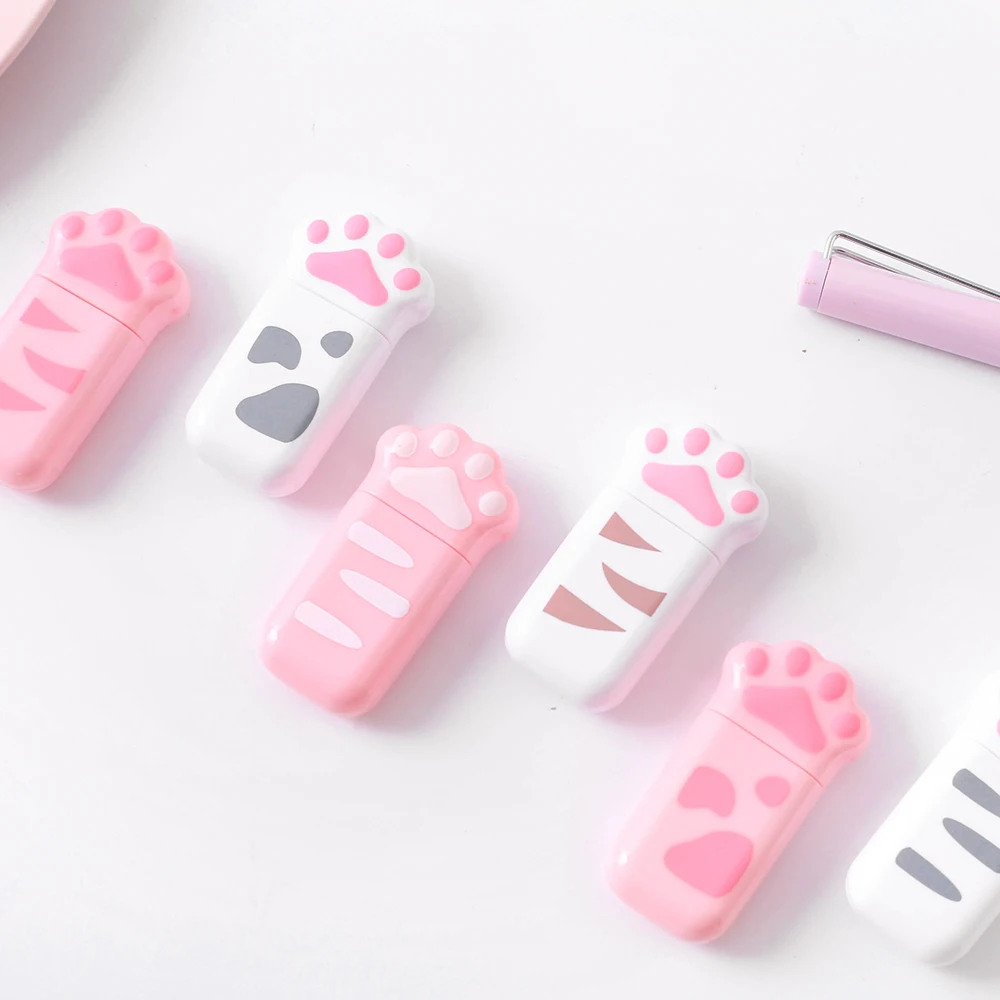 Twingo Kawaii Cat Claw Correction Tape-Portable White Out Tape, 6M Student Prize and Office Stationery Gift