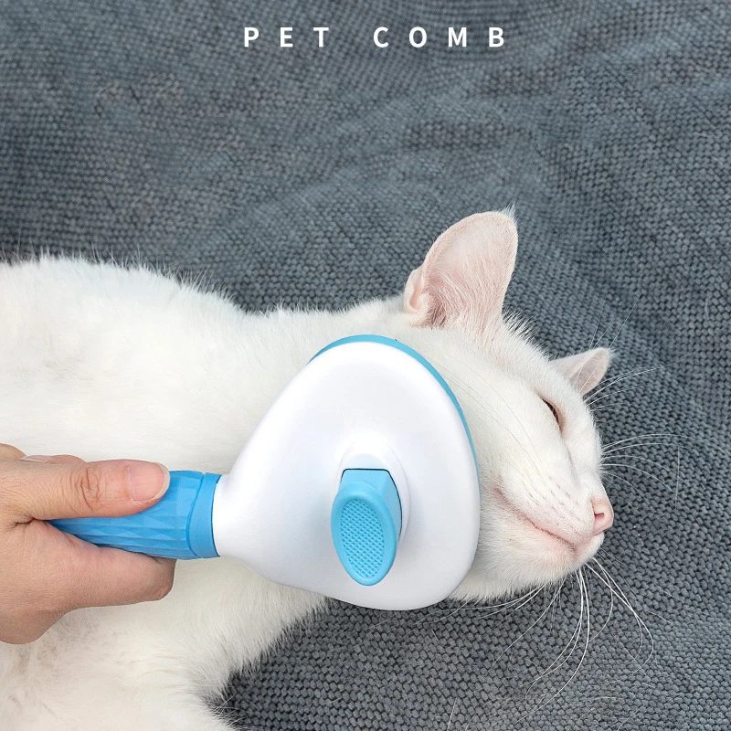 Pet Dog Cat Puppy Hair Shedding Grooming Trimmer Fur Auto Comb Brush Tool on-slip Pets Product Hair Removal Combs For Cats Pet Dog Cat Puppy Hair Shedding Grooming Trimmer Fur Auto Comb Brush Tool on-slip Pets Product Hair Removal Combs For Cats