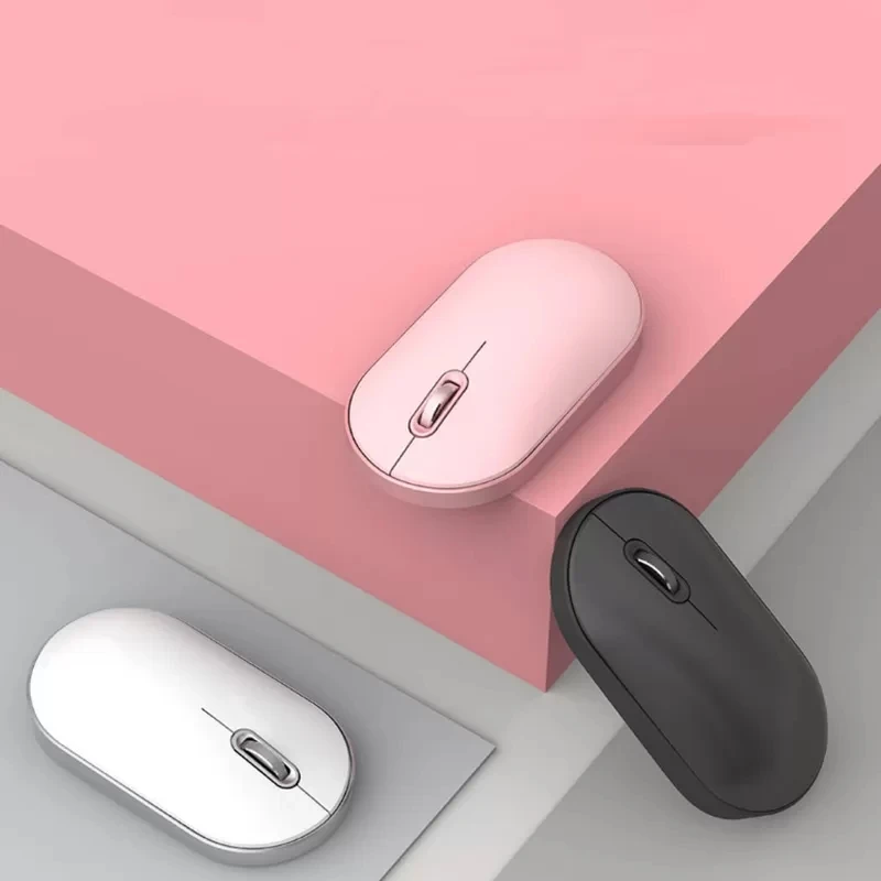 MI Mijia MIIIW Bluetooth 4,0 2,4G Беспроводная Двухрежимная Бесшумная ультра-тонкая портативная мышь с usb-приемником для ноутбуков компьютеров