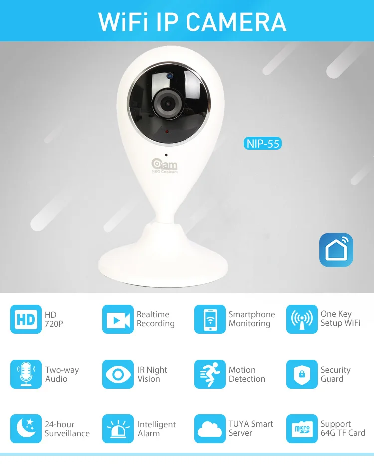 com alexa echo mostrar e google casa NIP-55AI
