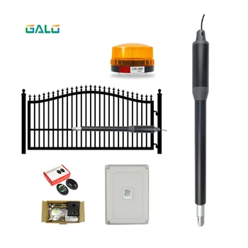 

Single-Swing Automatic Gate Opener - 10ft.L, 450-Lb. Capacity Solar wifi control electric lock optional