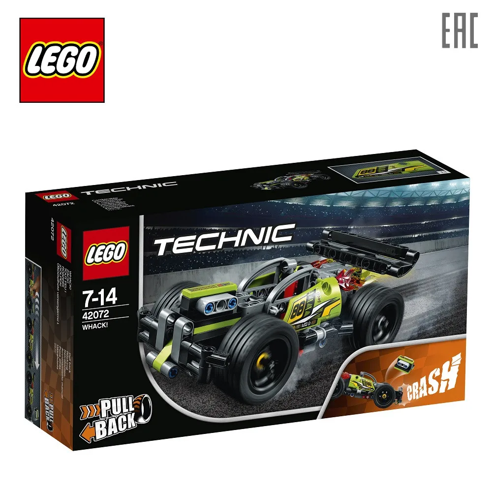 Конструктор LEGO Technic 42072 Зеленый гоночный автомобиль | Игрушки и хобби
