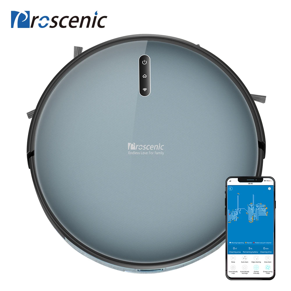 Proscenic 830P робот пылесос для уборки дома, беспроводная мойка, 2000PA cyclone Suction Smart Plan WIFI|Пылесосы|   | АлиЭкспресс