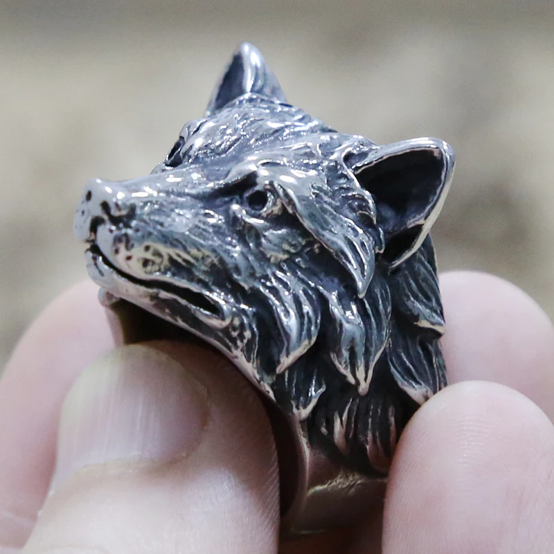 Fashion Vintage Fox Rings For Motorcycle Party Cool Punk