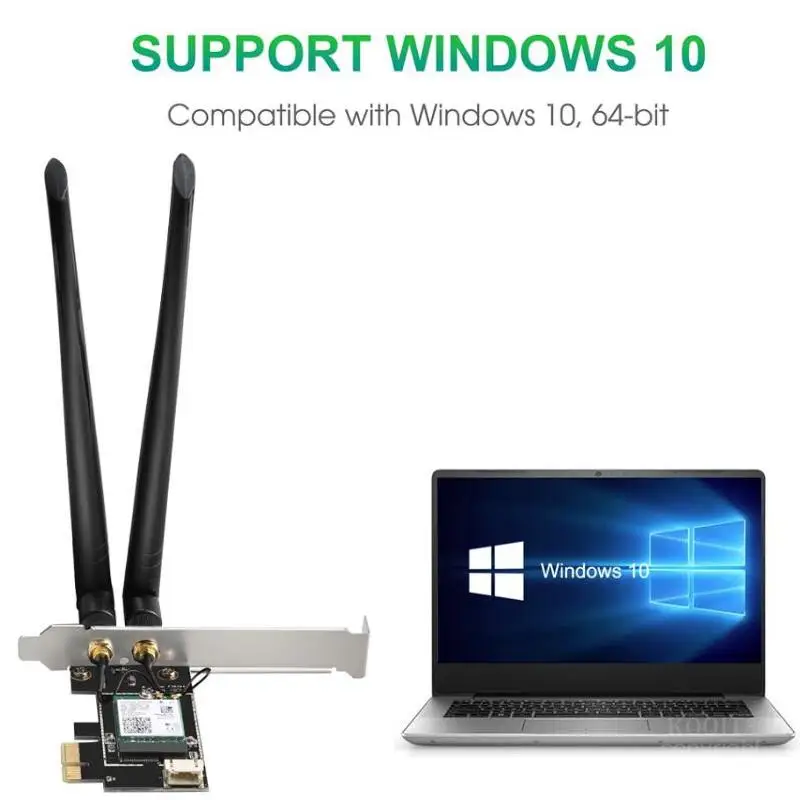 Двухдиапазонный 2,4G/5G 3000 Мбит/с 802.11ax Intel AX200 Wifi 6 PCI-E PCI Express Wifi адаптер Bluetooth 5,0 сетевая карта для настольного ПК