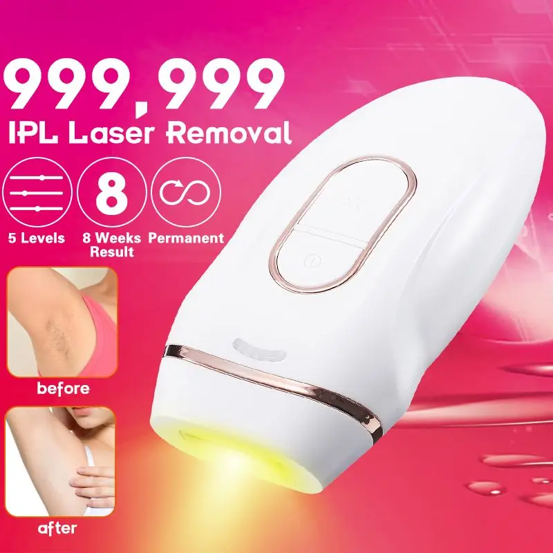

999999 Flash Professional Permanent IPL Epilator Laser Hair Removal Women Electric Painless Threading Hair Remover Machine