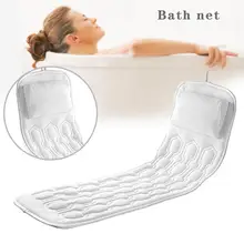 На нескользящей подошве для ванной коврик в ванной на присоске Ванна Подушка толстый дышащий 3D многослойная сетчатая большая задняя Поддержка ванной коврик