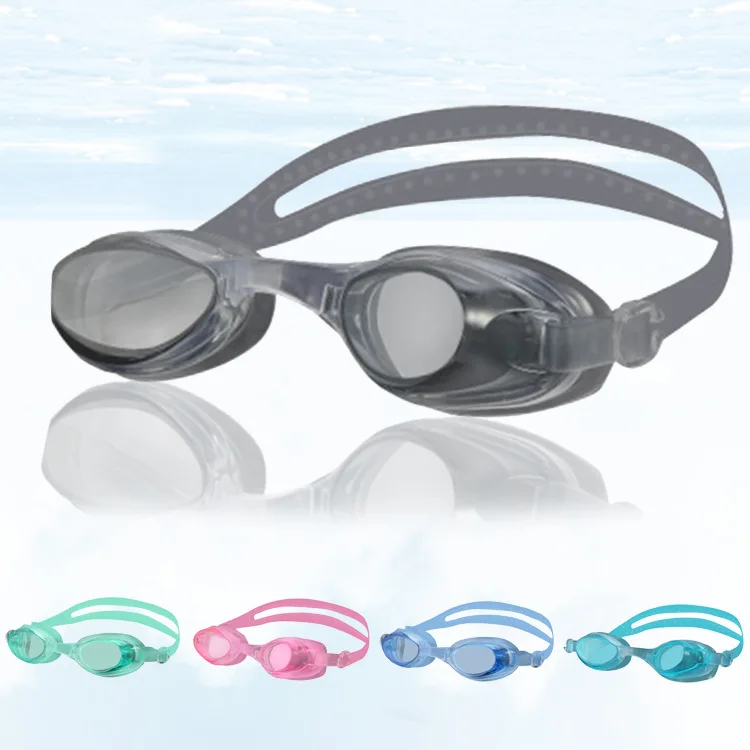 

[Boxed Goggles] Men And Women High-definition Waterproof Anti-fog Transparent Adult Plain Glass Swimming Goggles Ak3600