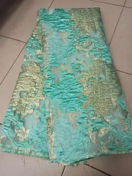 

African lace fabric 2020 High Quality Embroidered Brocade Lace french Tulle Lace Fabric for nigeria party dress YYZ978