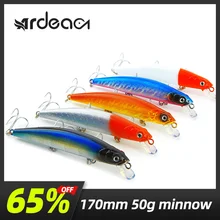 ARDEA 170mm minnow Fishing lure floating hard bait plastic wobbler pike perch lure winter bait Fishing trout lure