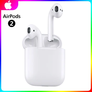 

Apple AirPods 2nd with Charging Case Bluetooth Earphone Wireless Bass Earbuds Tones Connect Siri for iPhone iPad Mac Apple Watch