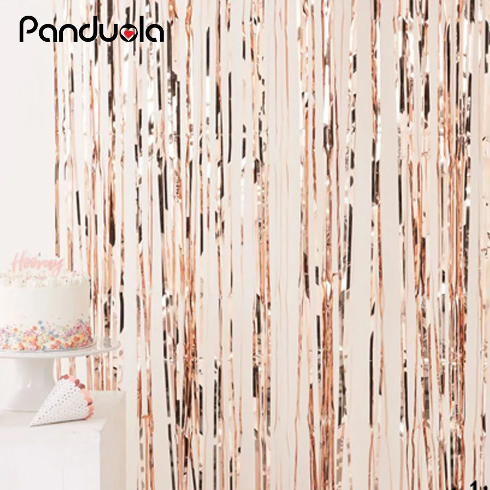High 245cm Wide 92 Cm Tinsel Curtain Decoration Latte Art Christmas Celebration Party Decorative Photo Shoot Background Rain Doo