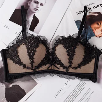 

2020 summer new Sexy Lingerie Comfort Push Up Girls Underwear Brassiere Lace Female Bralette Women Bra Breathable No Wire Tops