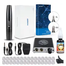 Dragonhawk новая татуировка машина пистолет комплект мотор поворотная ручка Мощность иглы