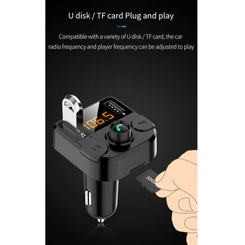 

Car Bluetooth 5.1 Player Car MP3 Player Functional Bluetooth Receives Lossless Music Car Bluetooth Player