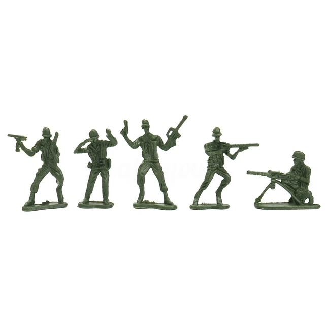 238pcs Mini Gift Accessories Military Soldier Model Set Kit Toddler Army Men Kids Toy Figures Tanks Children Play Static 2