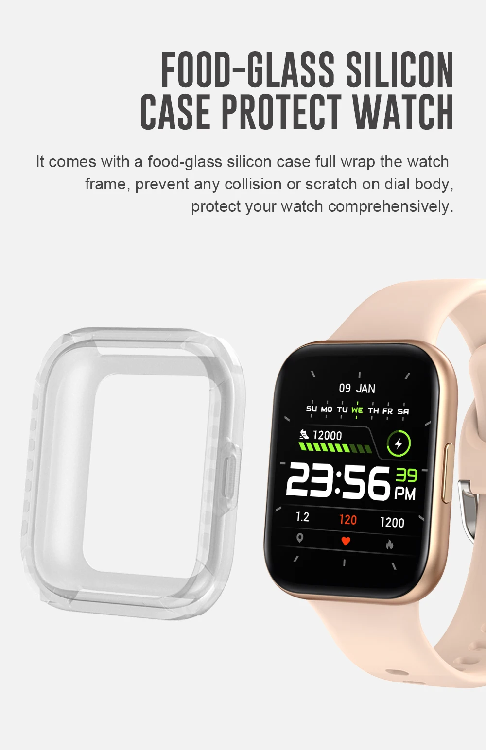 P8 SE Plus Smartwatch Waterproof Full Touch Fitness Tracker Smartwatch