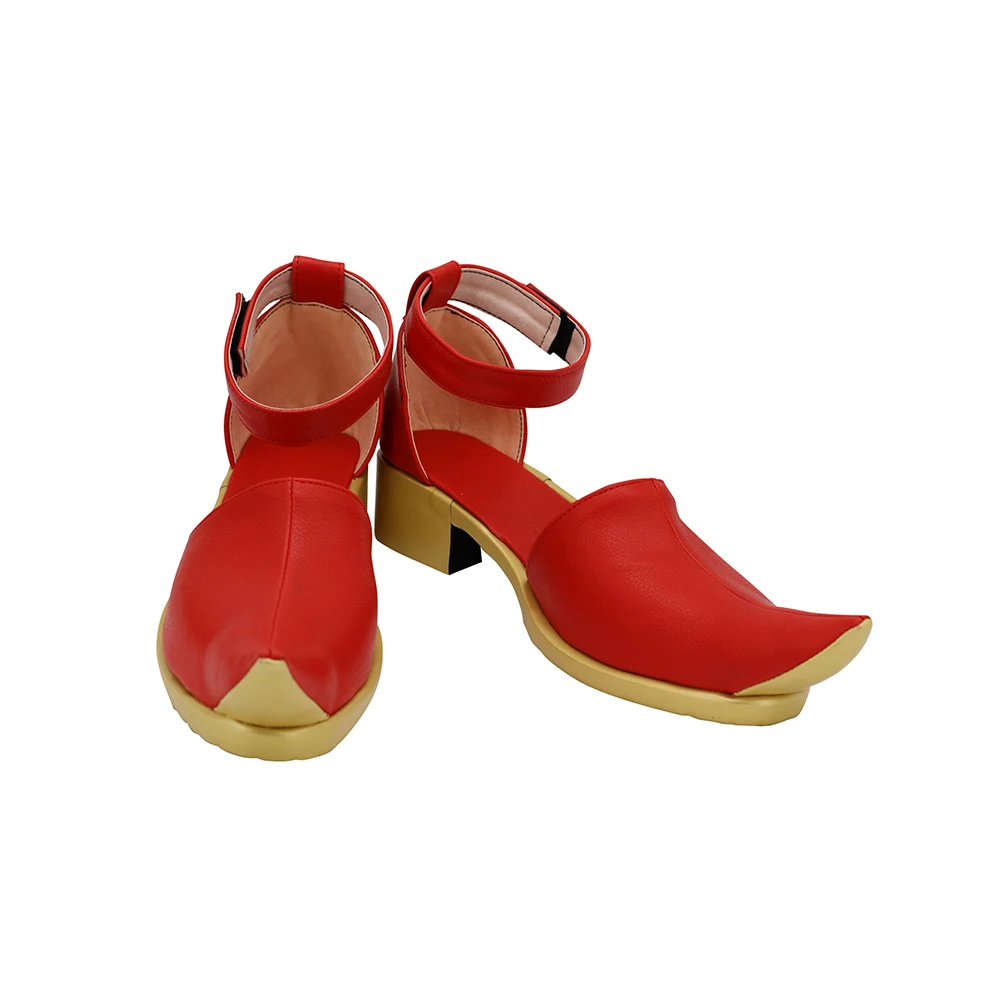 Final Fantasy 14 Astrologian Level 80 Cosplay Shoes Red Boots Custom Made Any Size (2)