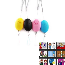 

1Pc Personal Defense Siren Alarm 120db Anti-attack Security For Children Girl Older Women Carrying Loud Panic Alarm Random Color