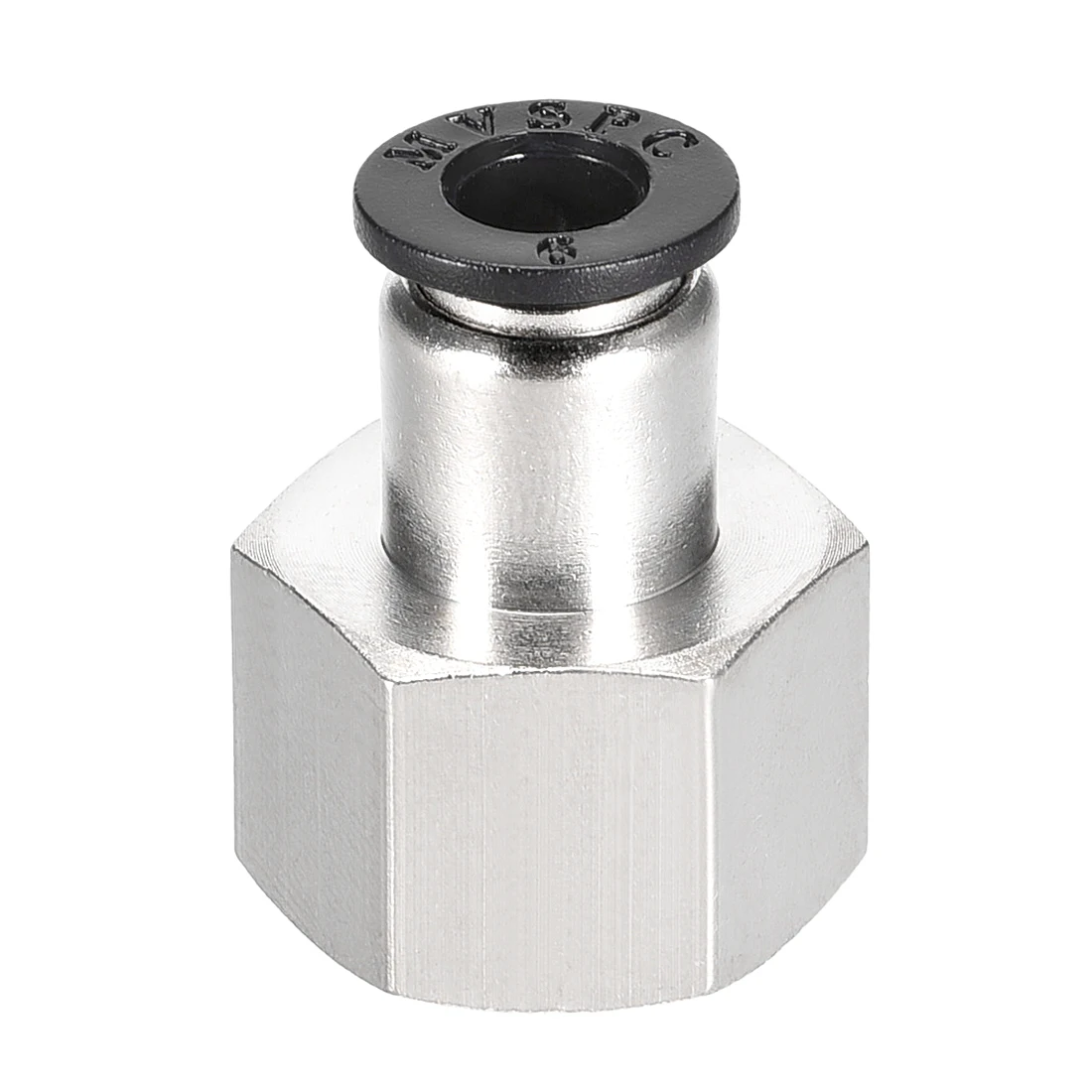 

uxcell Push to Connect Tube Fitting Adapter 6mm Tube OD x 3/8BSPT Female Straight Pneumatic Connecter Pipe Fitting