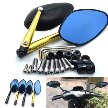 

Universal CNC aluminum alloy mirror motorcycle rearview mirror 8mm 10mm for Kawasaki ZZR600 ZX6R ZX636R ZX6RR ZX9R ZX10R Z1000 Z