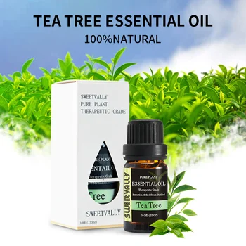 

Sweetvally 10ML Pure Tea Tree Sandalwood Camphor Jasmine Oil Relieve the Nerve Balance Mood Aphrodisiac Oil