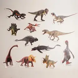 Dinossauro modelo de papel puzzle montado cérebro teaser jogos brinquedos educativos para crianças jigsaw crianças brinquedos