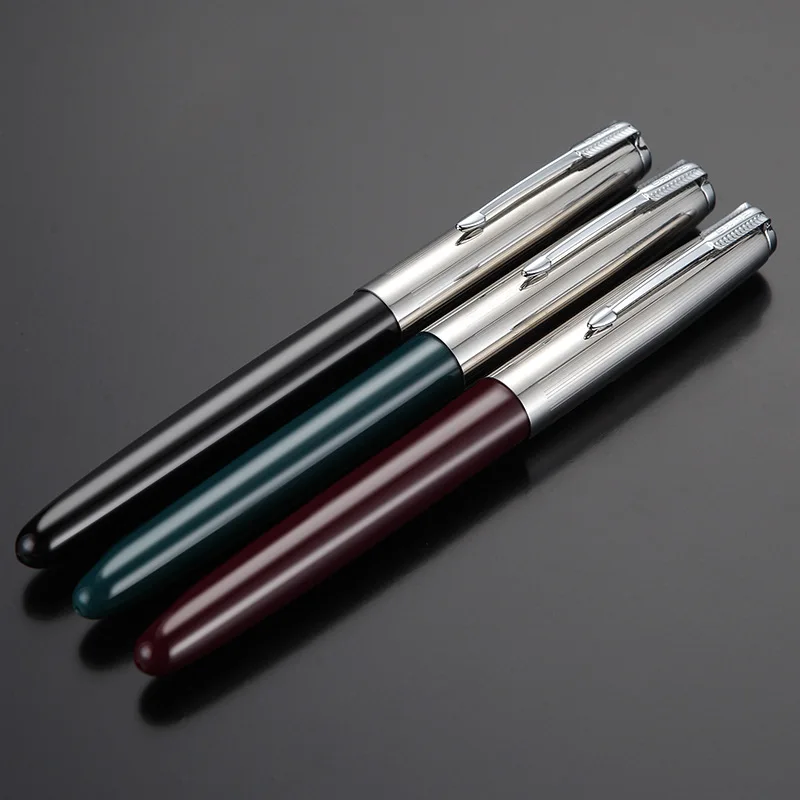 

HERO 616 Classic Nostalgic Fountain Pen Arrow Mark Horse Head Pattern Collection Ink Pen Iridium Fine Nib 0.38mm for Gift