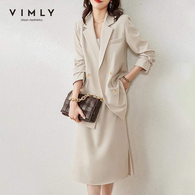 セール 時期 Vimly 女性用2ピーススーツ ブレザー ジャケット Vネック ストラップ エレガントな服 F6003 冬 21 安い買取 相場 Freefileconverters Com