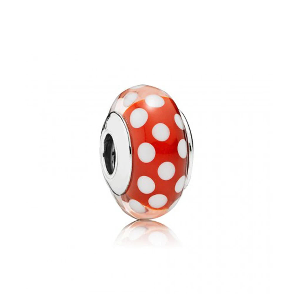 XIAOYI 925 pan charm disney Микки волнистые очки для лица разные цвета Мода diy браслет ожерелье из бисера леди - Цвет: Лаванда