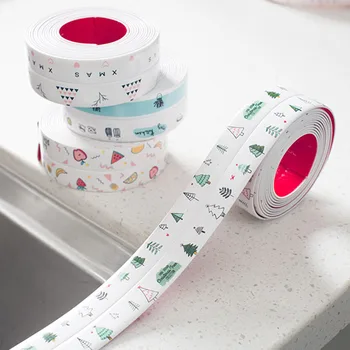 

1Pcs PVC/Acrylic Multi Purpose Stick Strip Corner Line Mildew Proof Sealant Tape for Kitchen Stove Sink Self Adhesive Waterproof