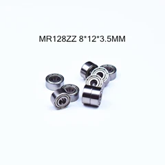 Миниатюрные серии MR-63-74-85-93-95-105-106-115-117-126-128-137-148 ZZ Meatal тип уплотнения Подшипники 50 шт./упаковка - Цвет: MR128 8-12-3.5