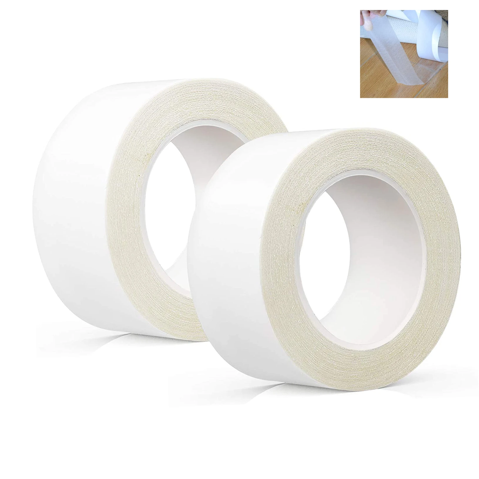 Cinta de doble cara de 50MM para alfombras de área, cinta de alfombra súper fuerte y resistente de madera residuos para alfombras de piso|Cinta| - AliExpress