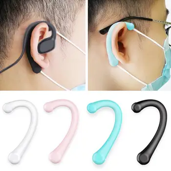 

Silicone Anti Pain Earmuffs Protector Soft Protective Ears Mask Rope Cover Band Cover Mask Accessories 2Pair=4pc