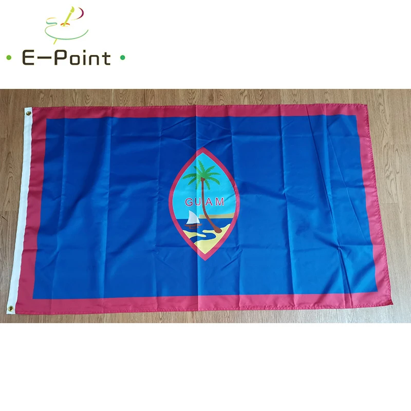 Флаг Гуама американский флаг территории 2ft * 3ft (60*90 см) 5ft (90*150 Размеры
