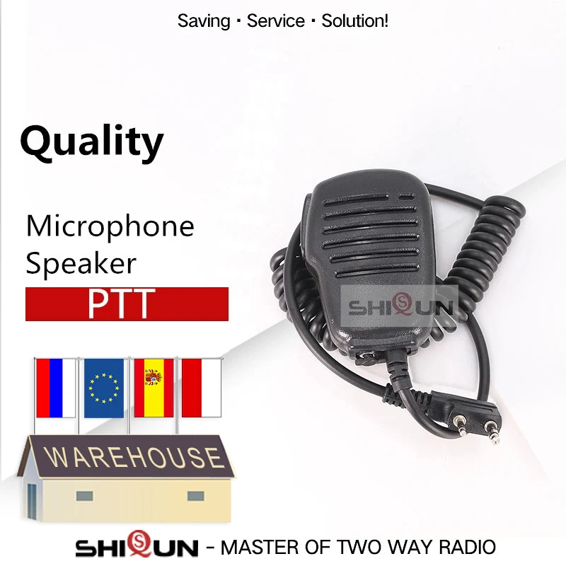 Громкий и четкий динамик для микрофона PTT|baofeng uv-5r|baofeng uv-5r accessoriesptt baofeng |