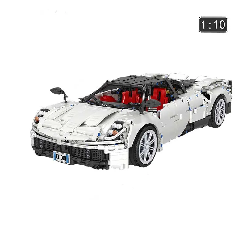 Winner 7050 Technic Racers MOC Супер Гонки масштаб 1:10 спортивный Радиоуправляемый автомобиль