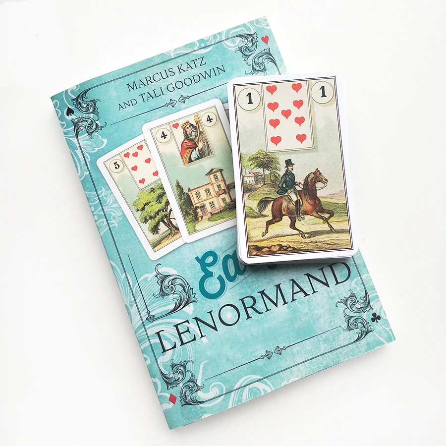 Английская версия легко Lenormand палубная карта карточки для настольных игр