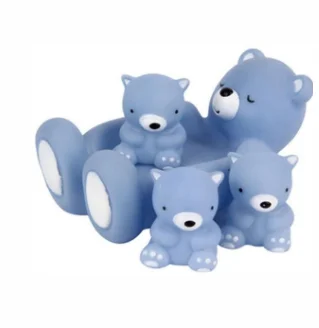 

The blue bear Toy, Silicone Baby teether teether Toy Infant Toy Bath Toy Baby Shower Gift