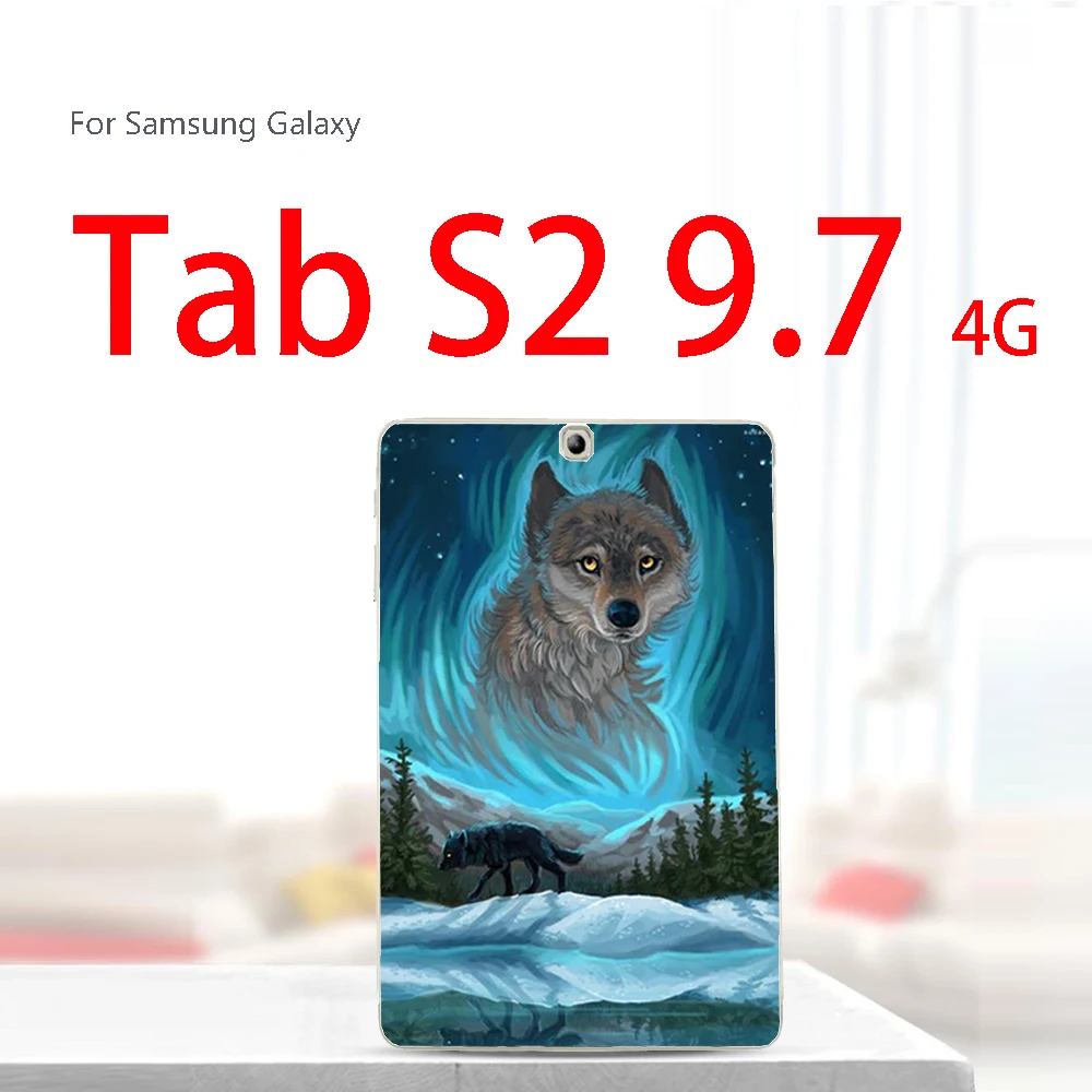 Краски Tablet крышка для samsung Galaxy Tab S2 9,7 4G SM-T815C T815 Tab 4 10,1 SM T530 T531 SM-T530 Tab A 8,0 T380 T385 чехол - Цвет: T815-lan di lang