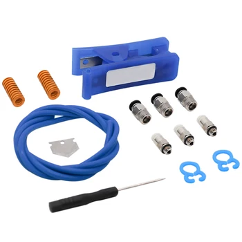 

2x4 3D Printer Pipe Durable Cutter Kit Wide Temperature Easy Use Accessories Practical Portable Spare Part PTFE Tube Connector